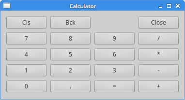 Calculator skeleton