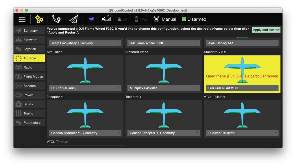 QCG - Select Fun Cub Quad firmware